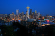 seattle sky line viewed from queen anne