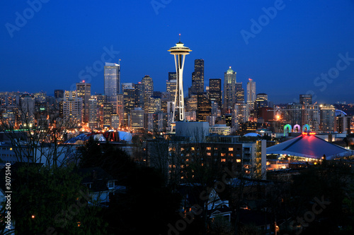 Foto: seattle sky line viewed from queen anne seattle sky line viewed from queen anne