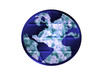 planet earth isolated, insulated, white background, for designer