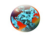 planet earth isolated, insulated, white background, for designer