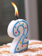 bougie d'anniversaire de 2 ans bougie d'anniversaire de 2 ans