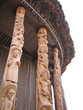 detail of some ceramics drawing and sculpture on the pillars of detail of some ceramics drawing and sculpture on the pillars of