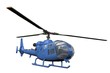 Photo: blue helicopter blue helicopter