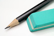 write and delete - pencil and eraser write and delete - pencil and eraser