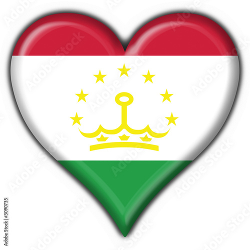 bottone cuore tajikistan button heart flag bottone cuore tajikistan button heart flag