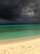 storm over sea