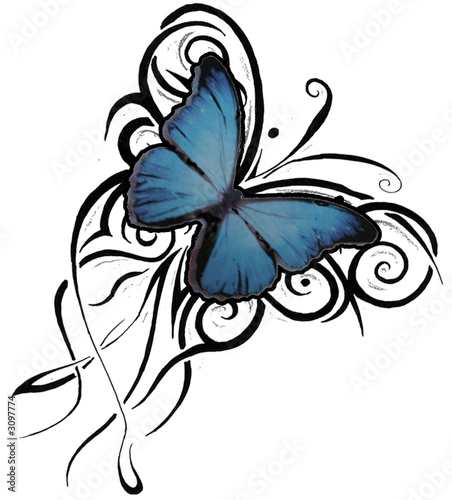 picture of butterfly tattoo. schmetterling-utterfly-tattoo