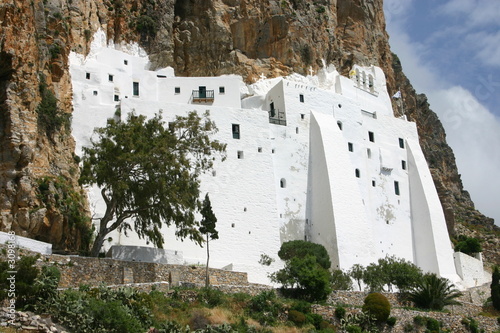 tourisme/grèce/cyclades/amorgos/monastère tourisme/grèce/cyclades/amorgos/monastère
