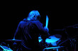 drummer playing.