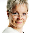 young woman in glasses