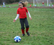 girl on soccer field 8 girl on soccer field 8