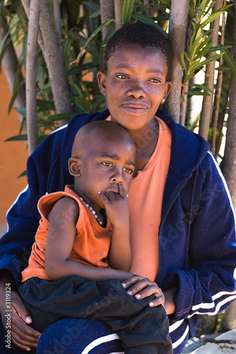 Photo: african child and mother african child and mother