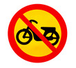 no bikes/mopeds allowed