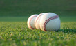 baseballs on the field baseballs on the field