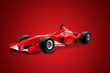 red formula one car