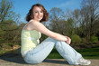 sitting around
