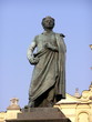statue of mickiewicz in krakow, poland