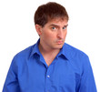 man in blue dress shirt 2