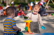 on the playground