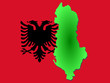 map of albania