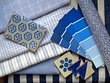 blue & white interior design planning