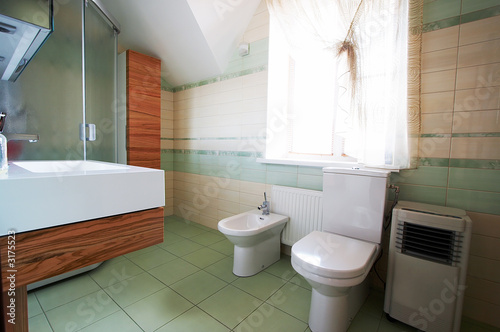 Photo: toilet bowl and bidet toilet bowl and bidet