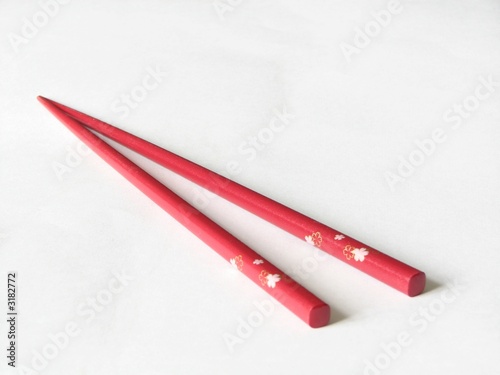 Photo: red chopsticks red chopsticks