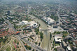 areal view of the skopje - macedonia areal view of the skopje - macedonia