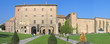 pilotta palace and its italian garden, parma, italia, panorama pilotta palace and its italian garden, parma, italia, panorama