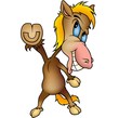 standing horse