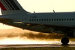 sur le tarmac pleine puissance