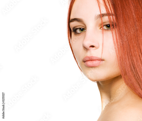 Photo: sexy girl with green eyes and red hair sexy girl with green eyes and red hair
