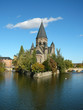 Foto: temple neuf de metz et son reflet temple neuf de metz et son reflet