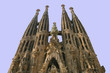 sagrada familia church in barcelona, spain