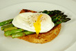 poached egg and asparagus