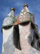 gaudi chimney pots, barcelona
