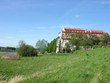an fortified old building on limestone rocka