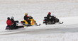 snow mobiles