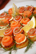 some appetizing food at banquet table some appetizing food at banquet table