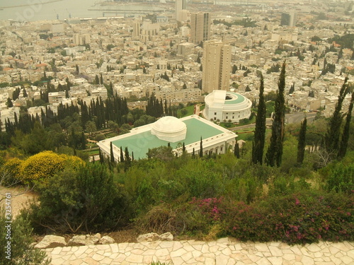 view of haifa city in israel