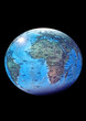 planet earth isolated, insulated, white background, for designer