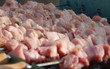 pork kebab on grill