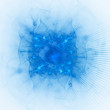 bright blue rays