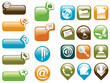 glass buton set