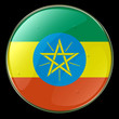 ethiopia flag button ethiopia flag button
