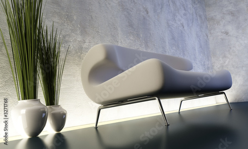lounge room with floorlight
