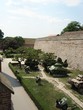 old military equipment on the fortress