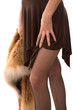 skirt and hand