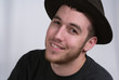 man wearing hat man wearing hat