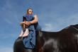 melancolique a cheval